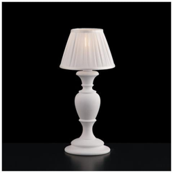 Lumetto Barocco Comodino In Legno E Pasta Di Legno Bianco Shabby precio