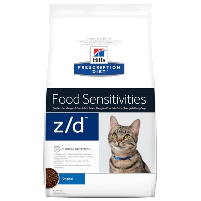 Hill's Prescription Diet z/d Food Sensitivities secco per gatti Set % 2 x 8 kg