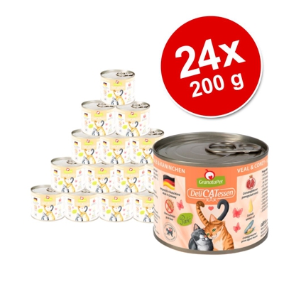 GranataPet DeliCatessen 24 x 200 g - Salmone & Frutti di mare