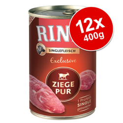 RINTI Monoproteico Exclusive 12 x 400 g - Cavallo puro en oferta