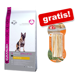 Eukanuba + 8in1 Delights Snack gratis! - 7,5 kg Cocker Spaniel + 3 Snack Delights Bastoncini precio
