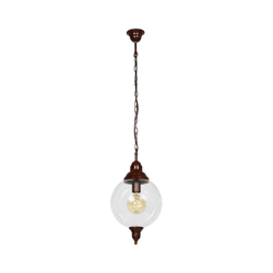 Lampada a Sospensione Heather - Lampadario - da Soffitto - Rame in Metallo, Vetro, 25 x 25 x 110 cm, 1 x E27, 60W características