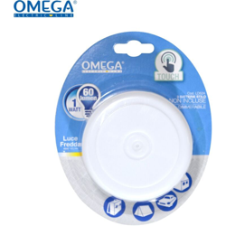 PUNTO LUCE PUSH 6 LED TONDA a batterie (3AAA) ON/OFF dimmerabile 20 características