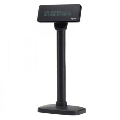 Visualizzare tpv per il cliente 40 caratteri (20 colonne x 2 righe) nero