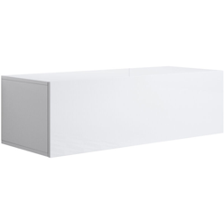 Mobile TV modello Luke H1 (100x30cm) colore bianco - Bianco precio