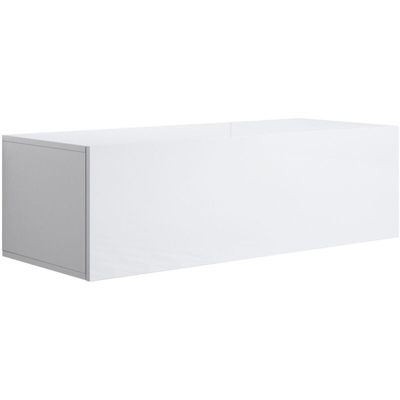 Mobile TV modello Luke H1 (100x30cm) colore bianco - Bianco