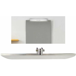Applique lampada led da specchio 10W plafoniera silver bagno muro luce fredda en oferta