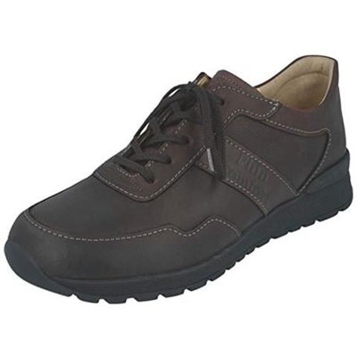 Scarpe In Pelle Finn Comfort Mens Prezzo Scuro Marrone 43 Eu