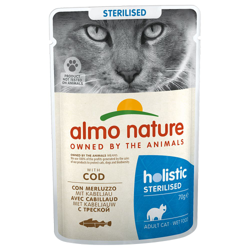 Almo Nature Holistic Sterilised - Mix: 3 x Pollo + 3 x Merluzzo en oferta