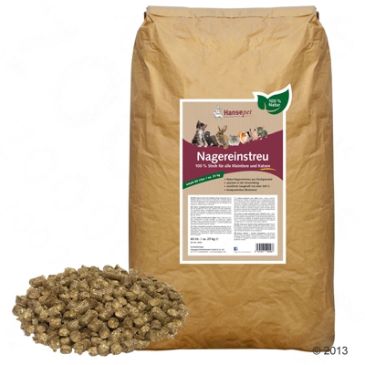 Lettiera granulare per roditori  Natur - 60 l