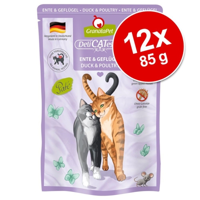 GranataPet DeliCatessen Buste 12 x 85 g - Salmone & Tacchino