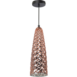 Lampada Agbar Vetro Oro Rosa - Sklum precio