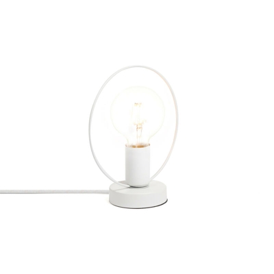 Lampada Kurl Bianco Acciaio - Sklum