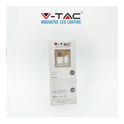 Iphone Cable White With Mfi Licence