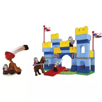 Castello Medioevale Costruzioni Mattoncini Gioco Per Bambini 91 Pezzi