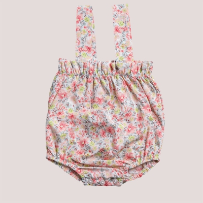 Salopette Mikko in cotone a fiori Multicolore Cotone - Sklum