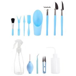 Set di attrezzi da giardinaggio in vaso blu 13 pezzi (flacone spray, pala del secchio di riempimento) características