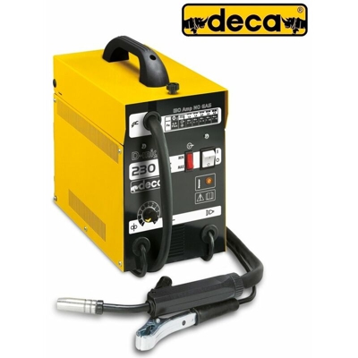 Saldatrice a filo MIG MAG e NO GAS 130 Amp Deca - D-MIG 230 AC