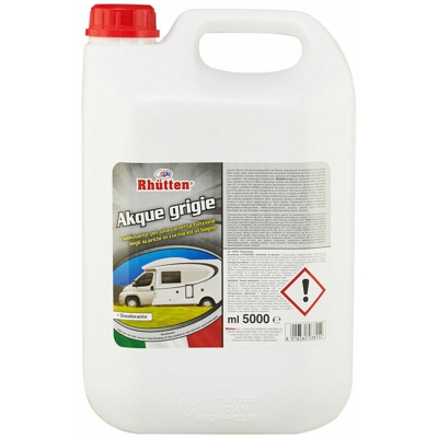 Akque grigie 5 lt liquido chimico per scarichi tubi wc dei camper - Rhutten
