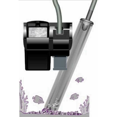 Aspirarifiuti power gravel per acquario aquarium system