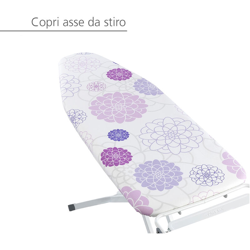 Copriasse Copriasse da stiro M, per ferri da stiro a vapore con diffusione a vapore e calore, fascia elastica, 3 morsetti di copertura per una tenuta en oferta