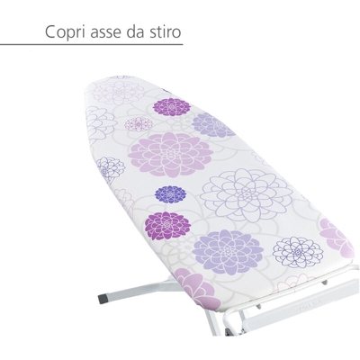Copriasse Copriasse da stiro M, per ferri da stiro a vapore con diffusione a vapore e calore, fascia elastica, 3 morsetti di copertura per una tenuta