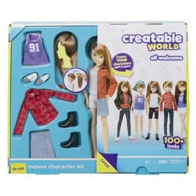Bambola Deluxe Capelli Ramati Lisci Creatable World GGG53 - Mattel