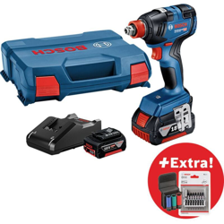 Bosch Professional Bosch GDX 18V-200 0615990M38 Avvitatore ad impulsi a batteria 18 V 4.0 Ah Li-Ion incl. seconda batte en oferta
