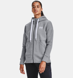 Felpa con cappuccio UA Rival Fleece Full Zip da donna precio