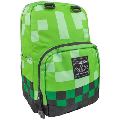 Creeper Zaino Ufficiale Bambini (taglia Unica) (verde Acceso)