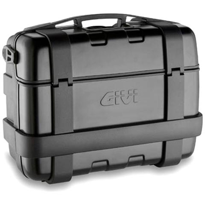 Valigia Trekker 33lt Black Line Con Cover In Alluminio Nero Laterale