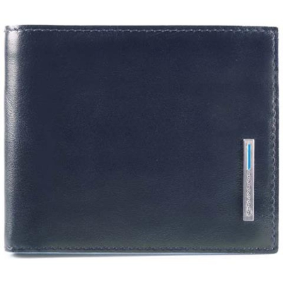 Portafoglio Uomo Con Portamonete, Porta Carte Blue Square - Pu4188b2r - Blu2