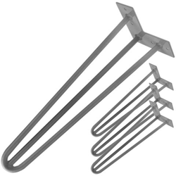 Gambe Piedini Da Tavolo Per Mobili E Scrivania In Acciaio 3 Bacchette 71 Cm 4-pack precio