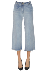 Cropped chino style jeans precio