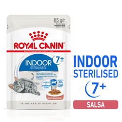 Royal Canin Indoor Sterilised 7+ in Salsa - 96 x 85 g precio