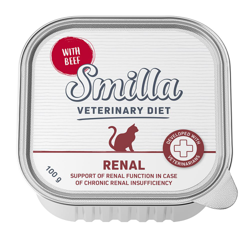 Smilla Veterinary Diet Renal Manzo - 8 x 100 g en oferta
