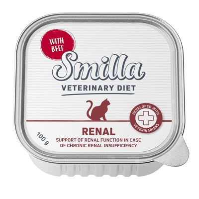 Smilla Veterinary Diet Renal Manzo - 8 x 100 g