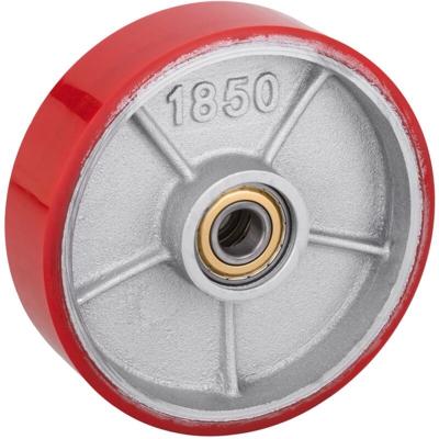 PrimeMatik - Ruota per transpallet Rullo per pallet di poliuretano 180x50 mm 900 Kg