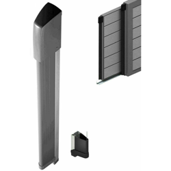 Dieffematic - Costa Di Sicurezza Gomma Grigio Grey A Filo 200 Cm 2mt Meccanica Bordo Sensibile características