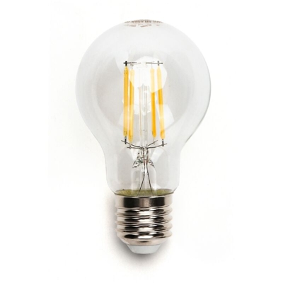 lampadina filo led 220-240 volt 300° 7 watt CE E27 bianco caldo si trasparente lif fla607w27k27dm