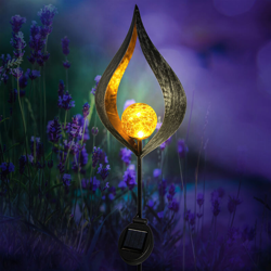 Paletto solare da giardino Orient a LED con luce bianca calda. Decorazione da giardino. Lampada solare, esotec 102382 en oferta