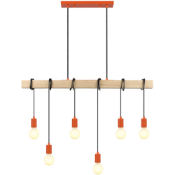 Lampada Tina Arancione Acciaio - Sklum características
