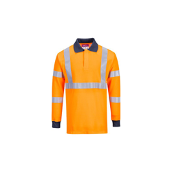 Portwest - Polo ignifuga RIS | XL - Orange - NEUTRO (SENZA PERSONALIZZAZIONE) - Orange precio