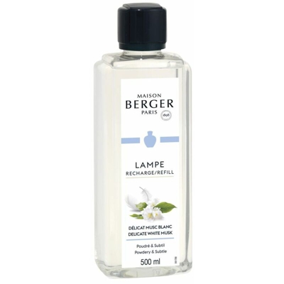 Maison Berger Ricarica Per Lampada Catalitica Delicat Musc Blanc 500Ml Profumo Casa Interni