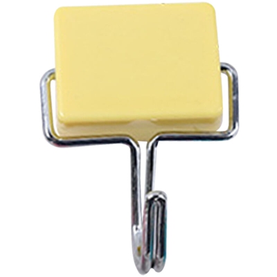 Potenti ganci magnetici Frigorifero Ganci magnetici per appendere Portachiavi Porta Home Desk Frigorifero Cucina Garage, Giallo