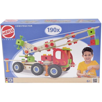 Kit pezzi per costruzioni Constructor Numero parti: 190 Numero modelli: 7 Classe di età: da 6 anni - Heros