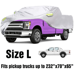 L (232 * 70 * 65 pollici) camioncino Ford Raptor F150 F250 GMC auto berlina copertura auto 190T verniciato argento en oferta