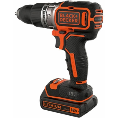 Black&decker - Black + Decker Brushless trapano cordless martello in caso 18V