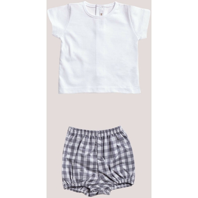 Set di Copripannolino e Magliettina Snorki Cotone - Sklum
