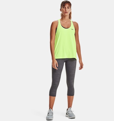 Leggings UA Meridian Heather Crop da donna